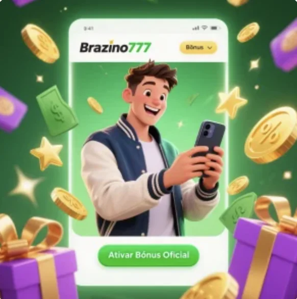 Ativação Brazino777 bônus no site oficial 